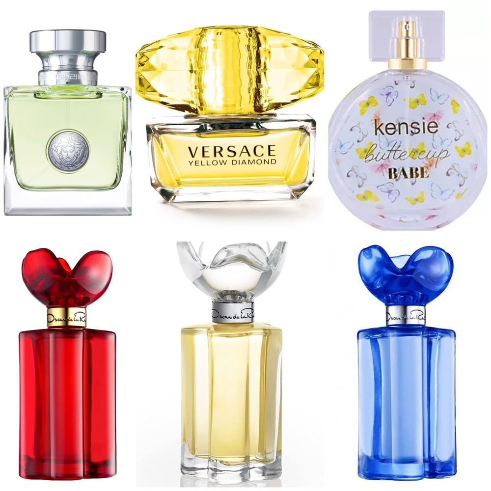 Perfume lot: Versace, Oscar de la Renta & Kensie